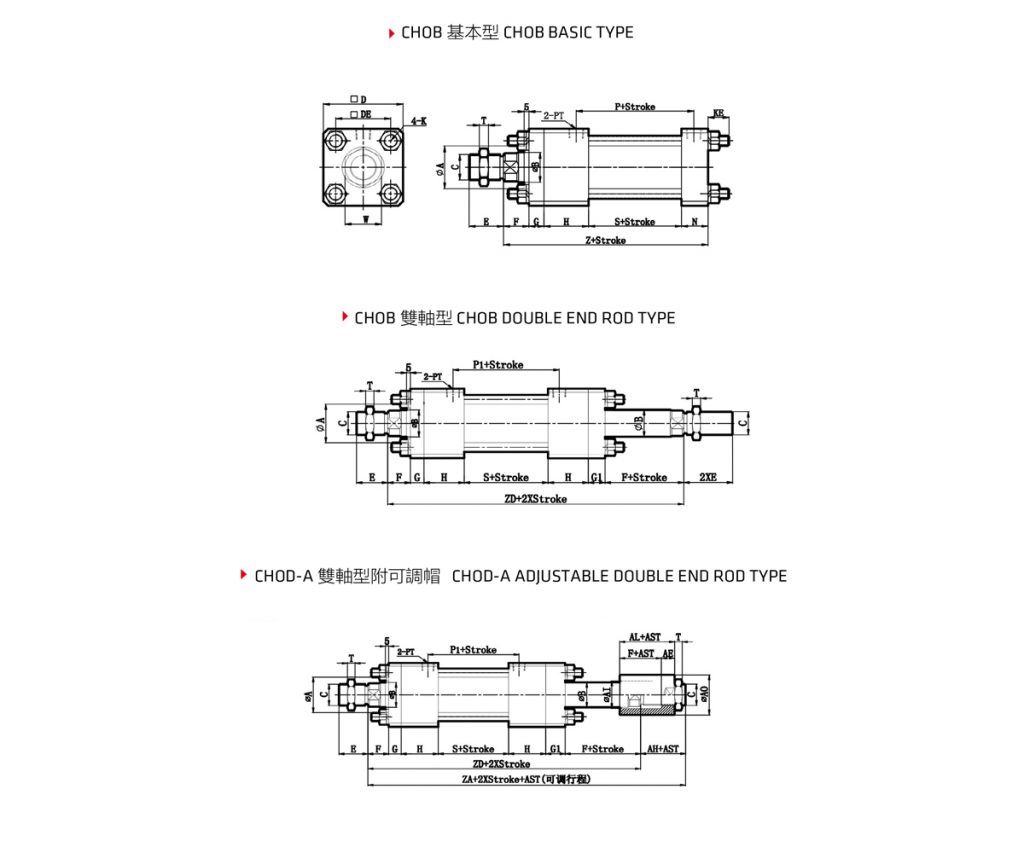 Xy lanh thủy lực CHO