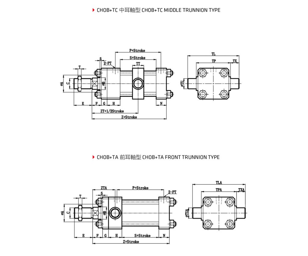 Xy lanh thủy lực CHO